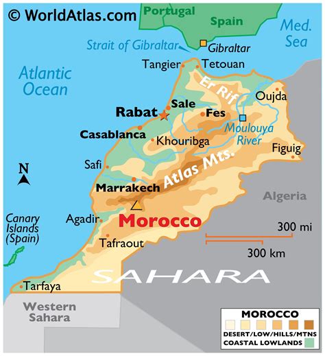 morocco on the map.